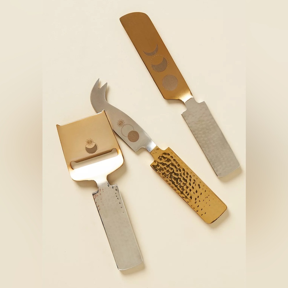 New🌟Mona Cheese Knives, Set of 3